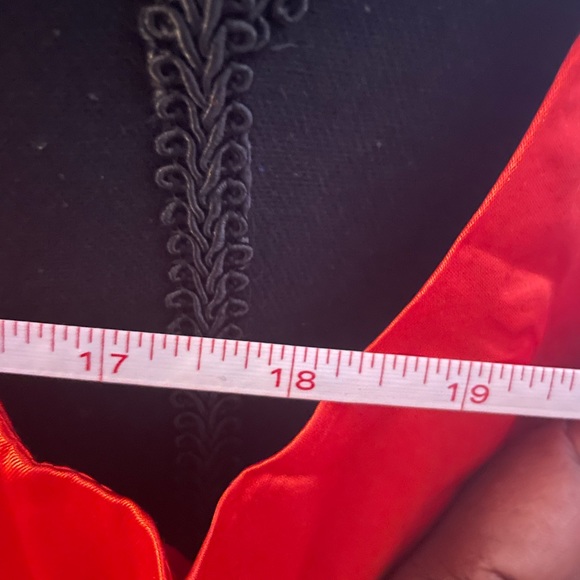 ππ Orange One Shoulder Satan Gownππ Worn once - Picture 8 of 9